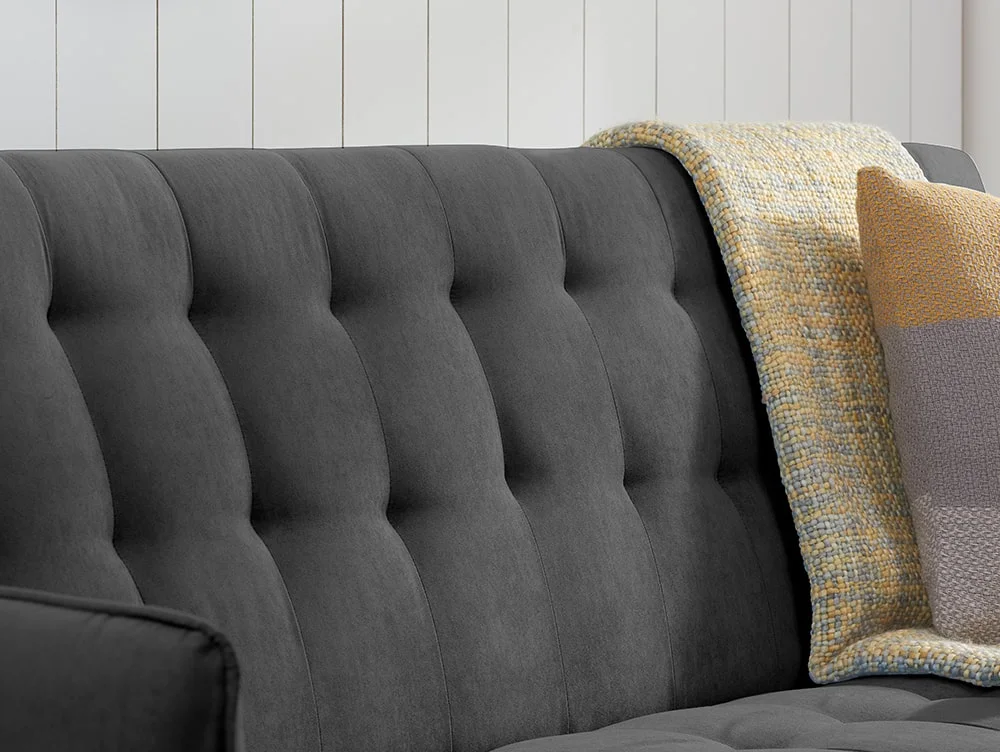 Birlea Furniture & Beds Birlea Hudson Grey Fabric Sofa Bed