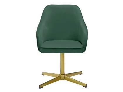 LPD Felix Green Velvet Fabric Office Chair