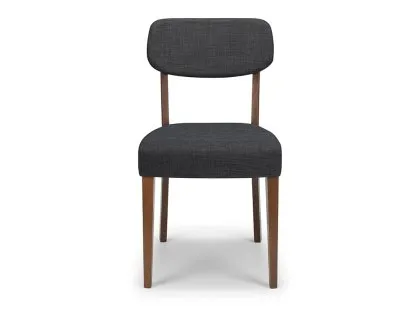 Julian Bowen Farringdon Set of 2 Walnut Dining Chairs