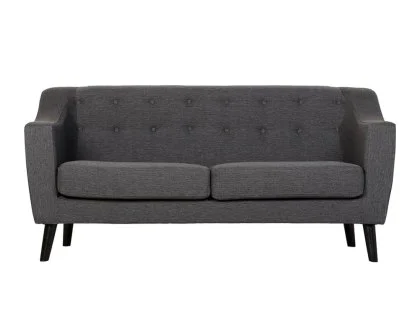 Seconique Ashley Grey Fabric 3 Seater Sofa