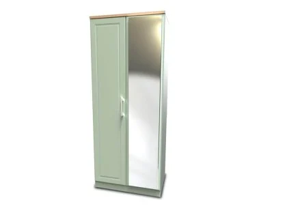 Welcome Kent 2 Door Mirrored Double Wardrobe (Assembled) Welcome Kent 2 Door Mirrored Double Wardrobe (Assembled)