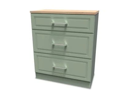 Welcome Kent 3 Drawer Deep Chest of Drawers (Assembled) Welcome Kent 3 Drawer Deep Chest of Drawers (Assembled)