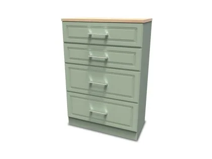Welcome Kent 4 Drawer Deep Chest of Drawers (Assembled) Welcome Kent 4 Drawer Deep Chest of Drawers (Assembled)