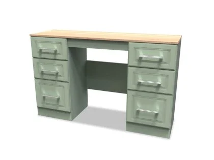 Welcome Kent Double Pedestal Dressing Table (Assembled) Welcome Kent Double Pedestal Dressing Table (Assembled)