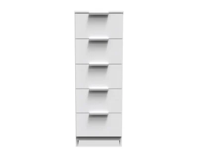 Welcome Plymouth 5 Drawer Tall Narrow Chest of Drawers (Assembled)