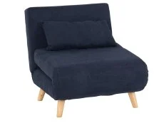 Seconique Seconique Astoria Navy Blue Fabric Chair Bed