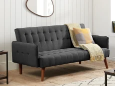 Birlea Furniture & Beds Birlea Hudson Grey Fabric Sofa Bed