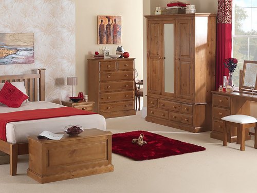 fully assembled pine bedroom furniture