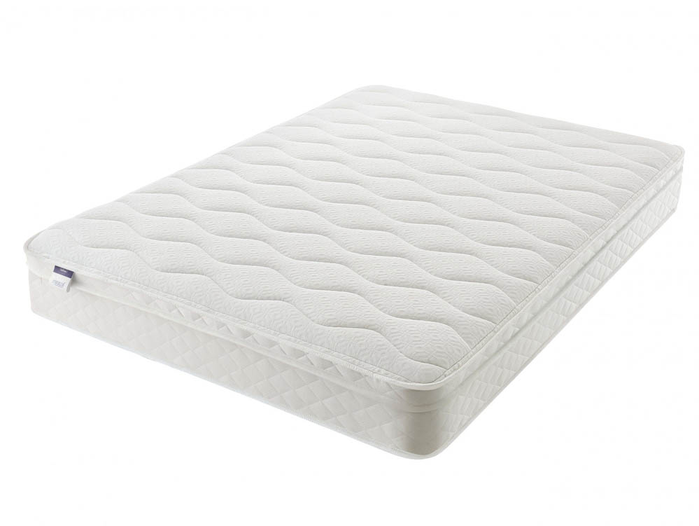 silentnight miracoil cushion top mattress king size