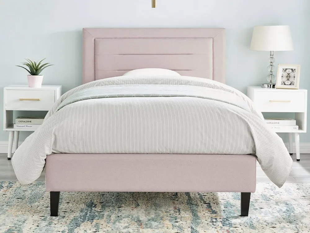 Limelight  Limelight Picasso 4ft Small Double Pink Fabric Bed Frame