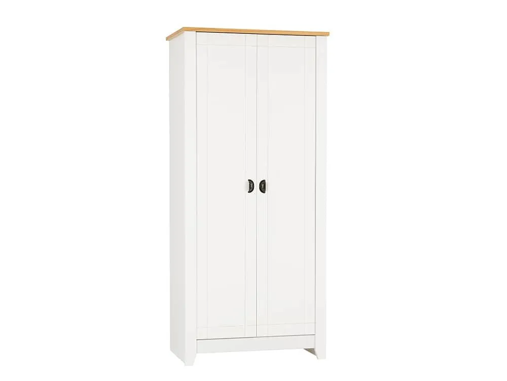 Seconique Seconique Ludlow White and Oak 3 Piece Bedroom Furniture Package