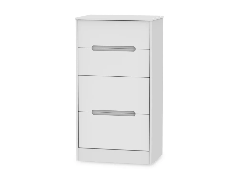 Welcome Monaco 4 Drawer Deep Midi Chest of Drawers (Assembled)