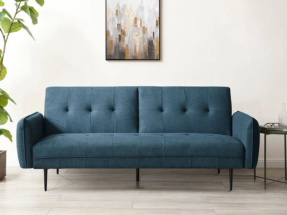 Kyoto Kyoto Erik Blue Soft Touch Sofa Bed