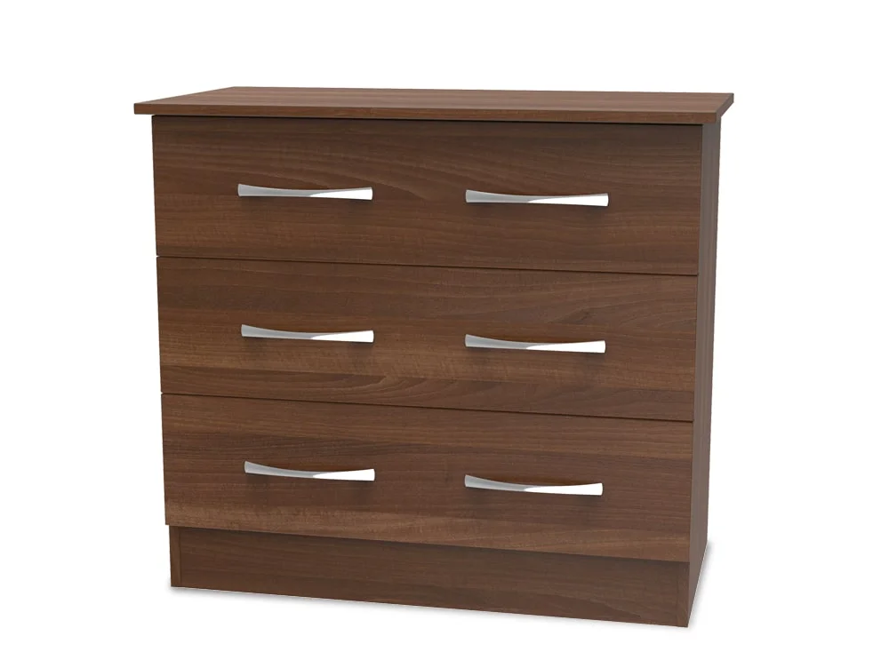 Welcome Welcome Avon 3 Drawer Chest of Drawers (Assembled)
