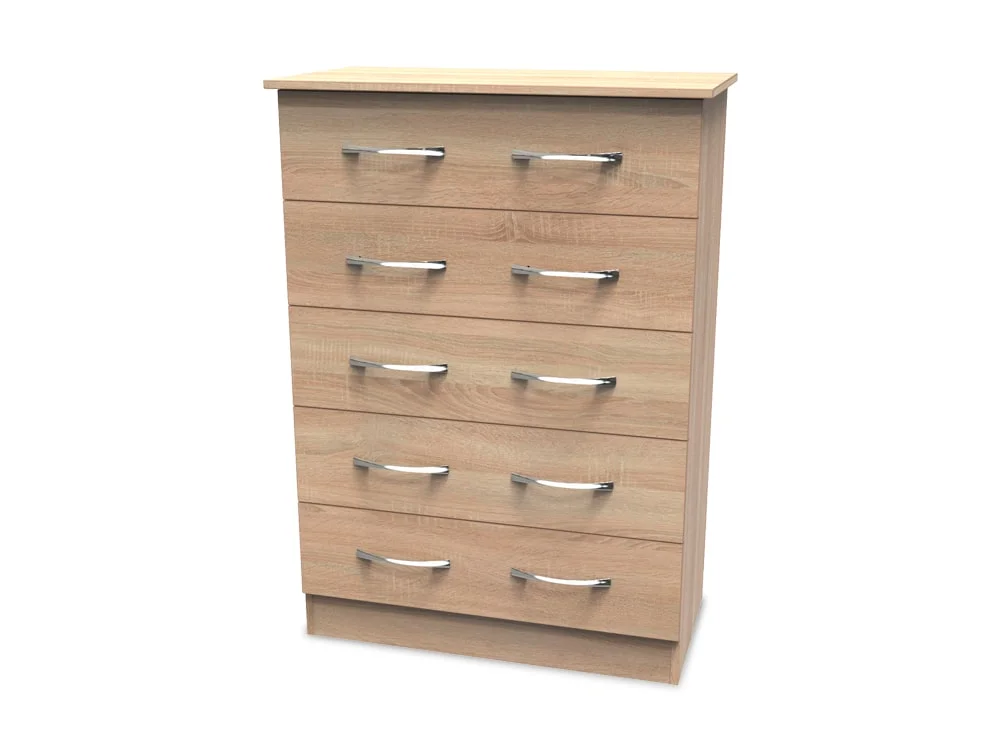 Welcome Welcome Avon 5 Drawer Chest of Drawers (Assembled)