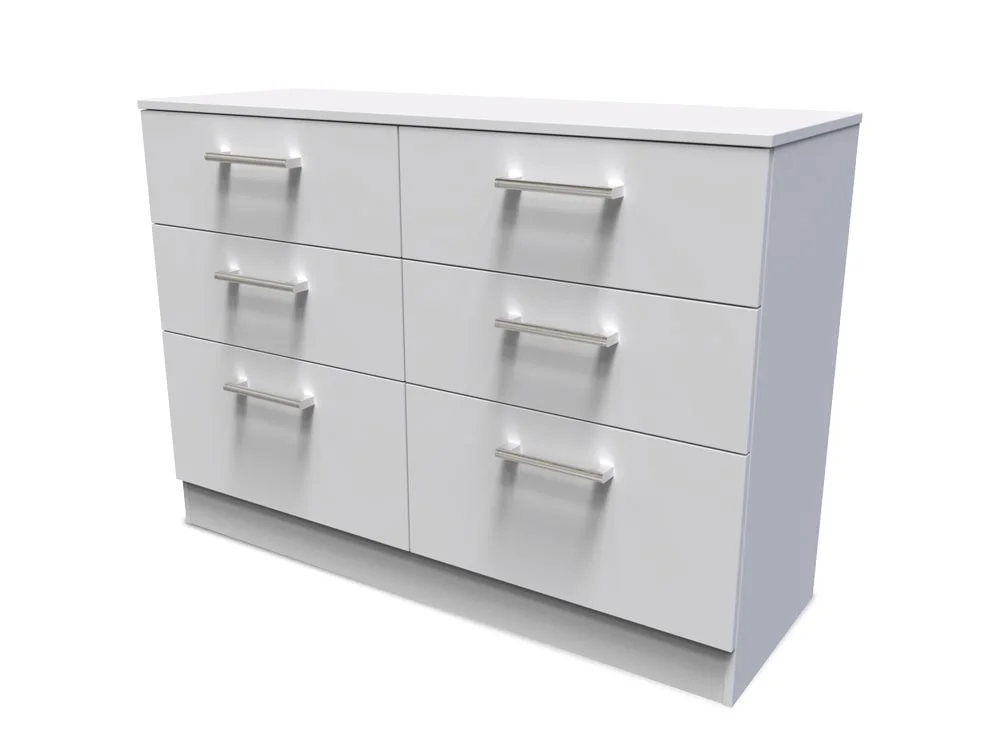 Welcome Welcome Devon 6 Drawer Midi Chest of Drawers (Assembled)