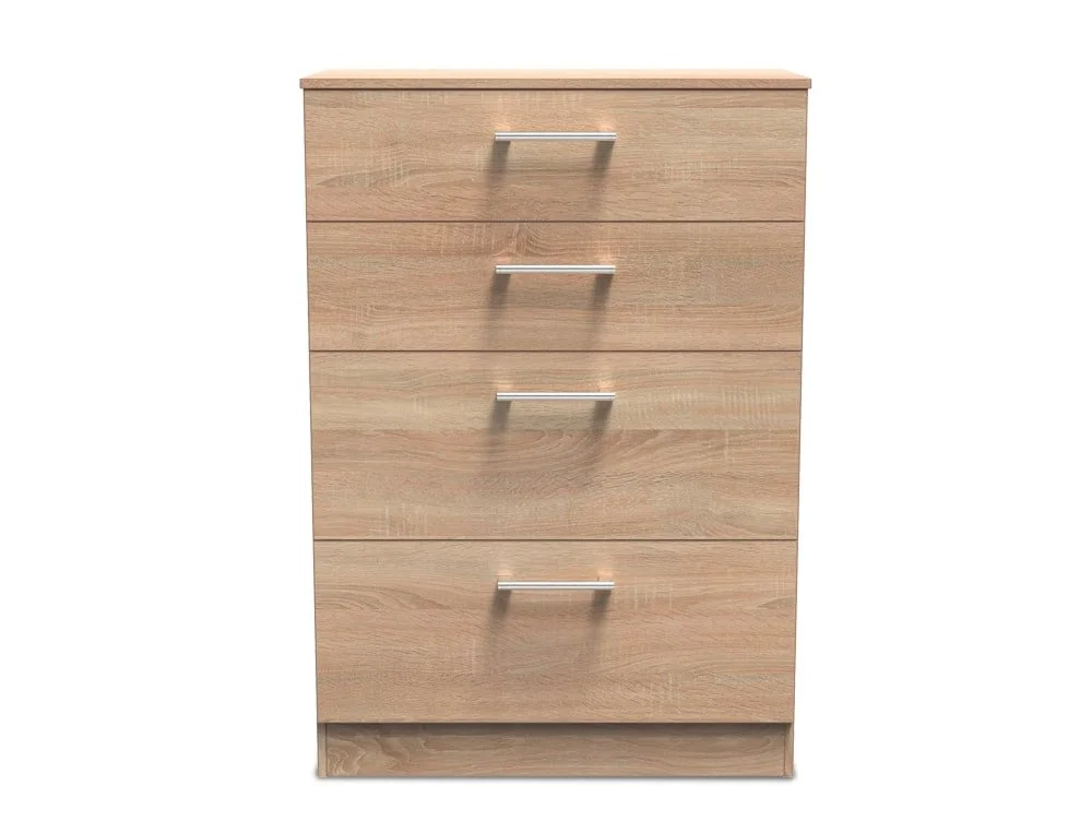 Welcome Welcome Devon 4 Drawer Deep Chest of Drawers (Assembled)