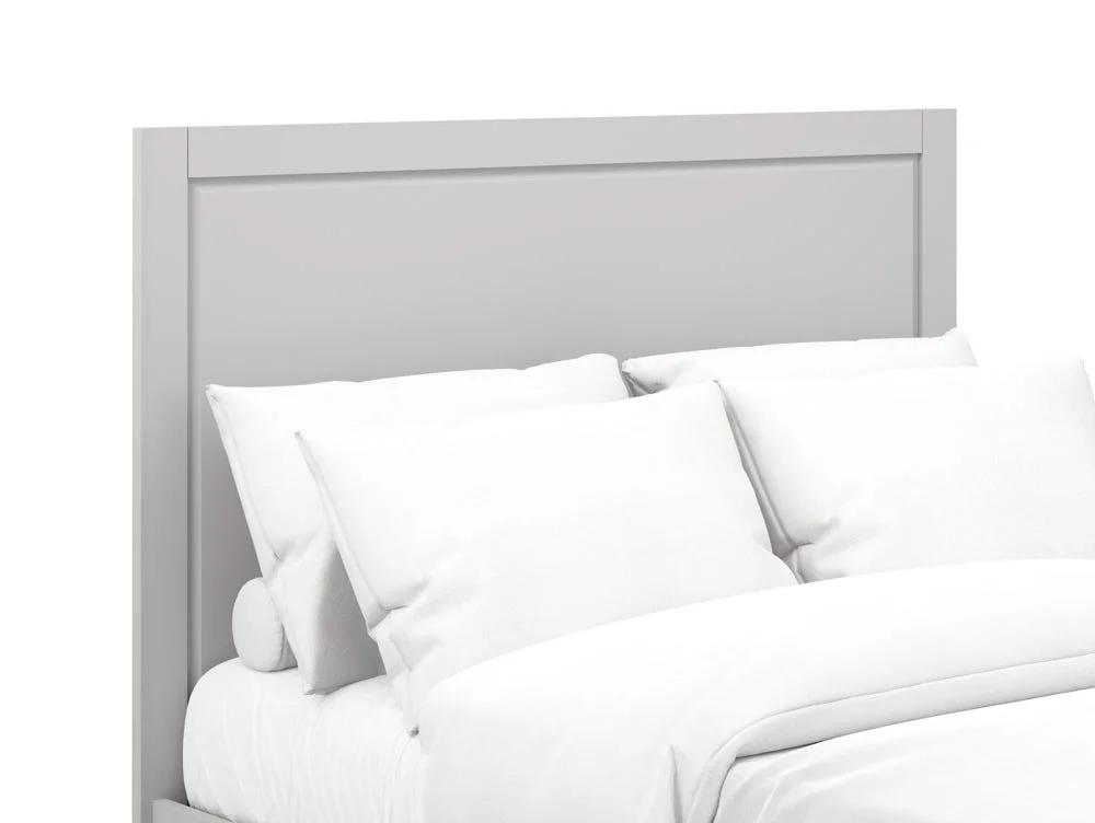 LPD LPD Bay 4ft6 Double Cement Grey Wooden Double Bed Frame