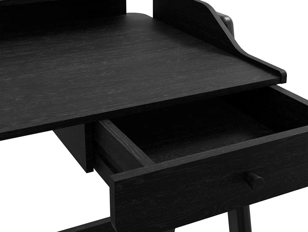LPD LPD Lark Black 1 Drawer Study Desk