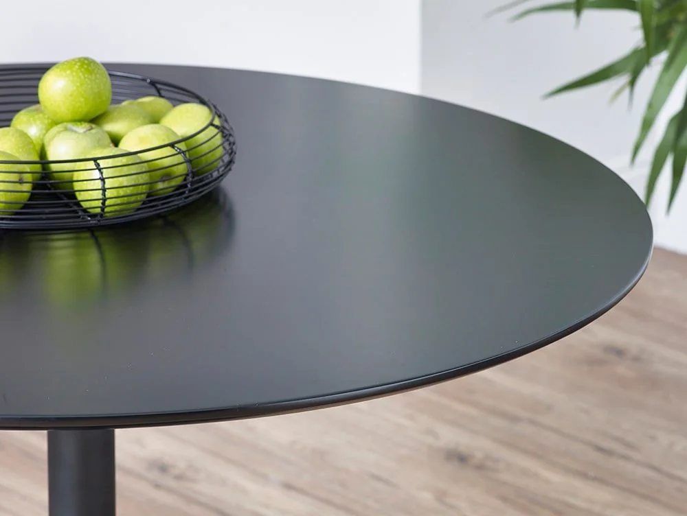 Julian Bowen Julian Bowen Nero 80cm Black Dining Table