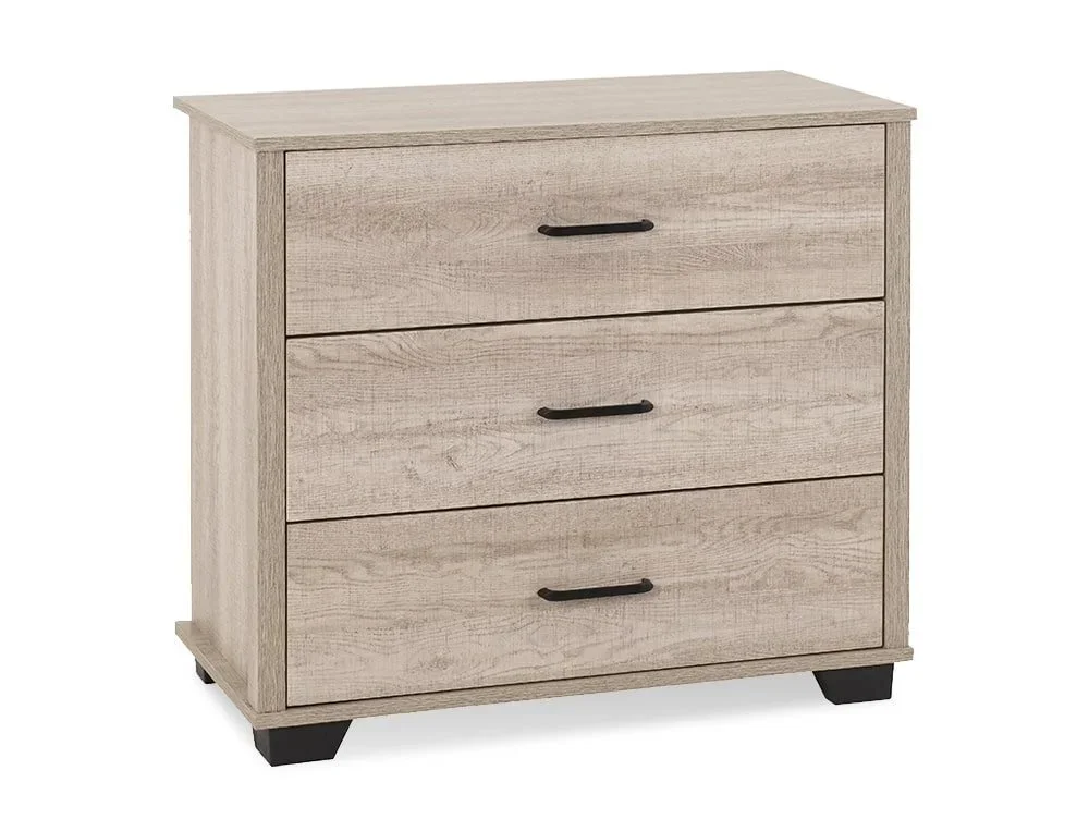 Seconique Seconique Oliver Light Oak 3 Piece Bedroom Furniture Package