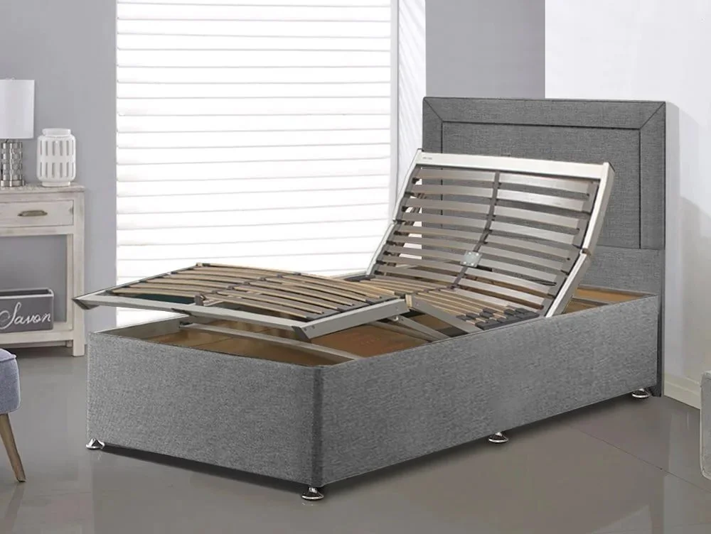 Clearance - Willow & Eve 4ft Small Double Electric Adjustable Divan ...