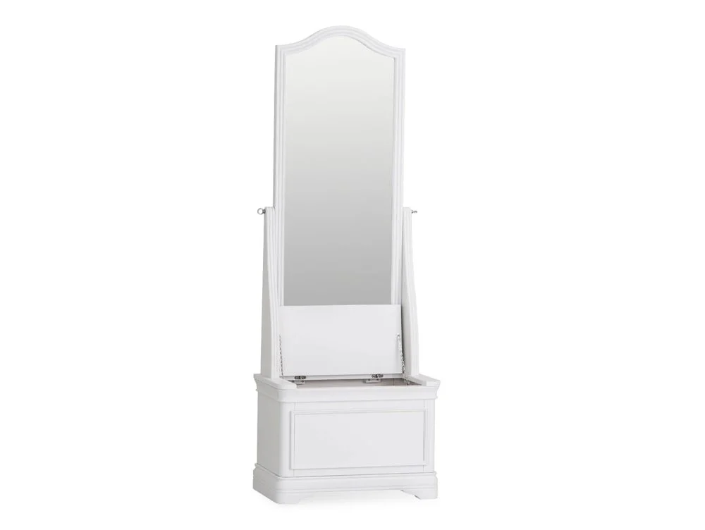 ASC ASC Suffolk White Storage Mirror