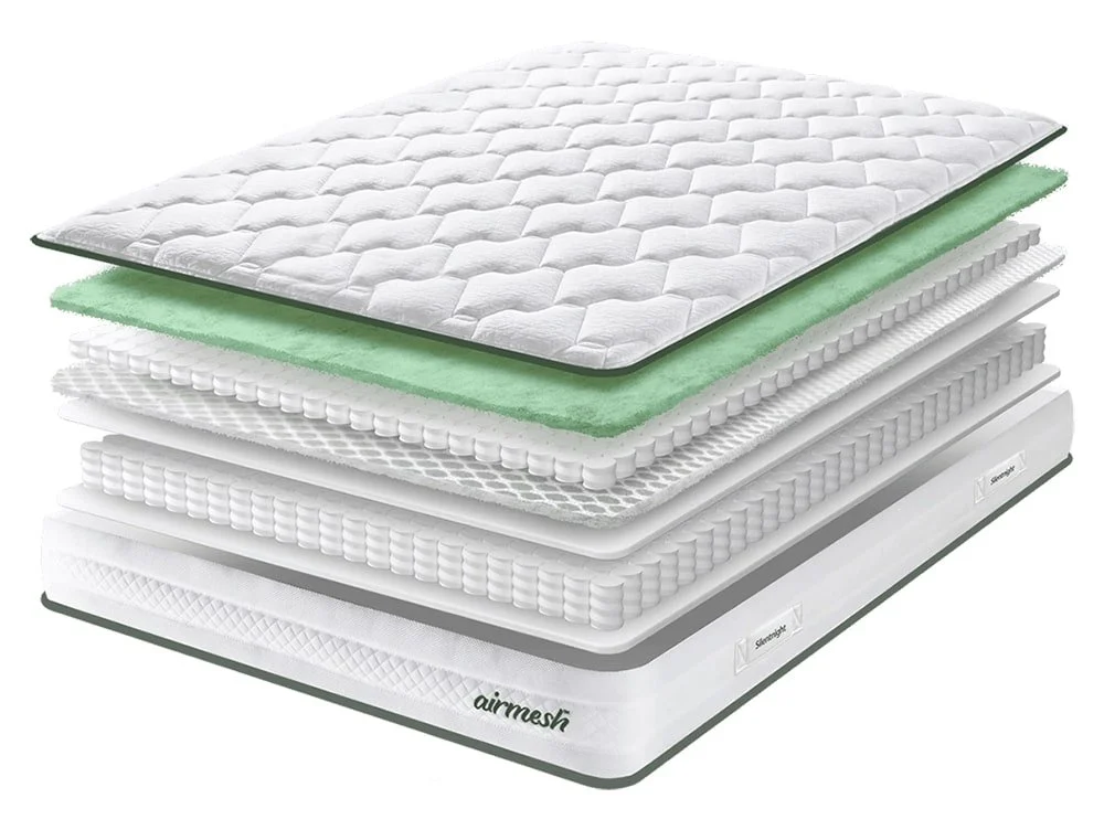 Silentnight Silentnight Airmesh Air Comfort Mirapocket 1600 5ft king Size Mattress