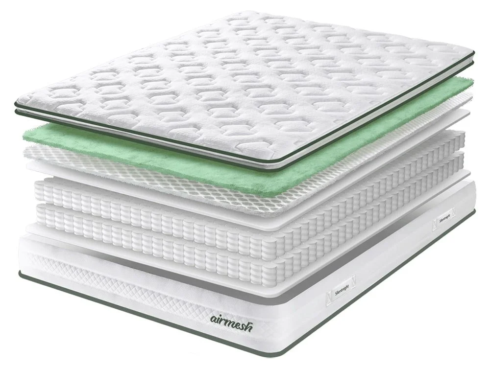 Silentnight Silentnight Airmesh Air Support Mirapocket 2000 Pillowtop 3ft Single Mattress