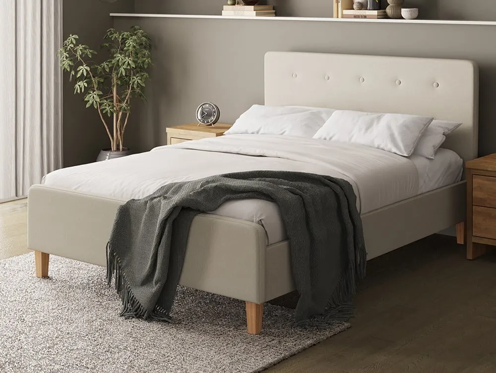 GFW GFW Ashbourne 4ft6 Double Natural Fabric Bed Frame