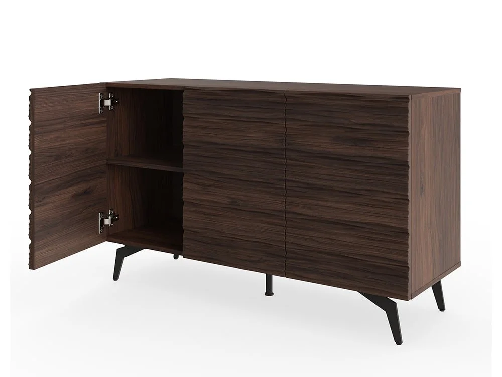 GFW GFW Bantham Walnut 3 Door Sideboard