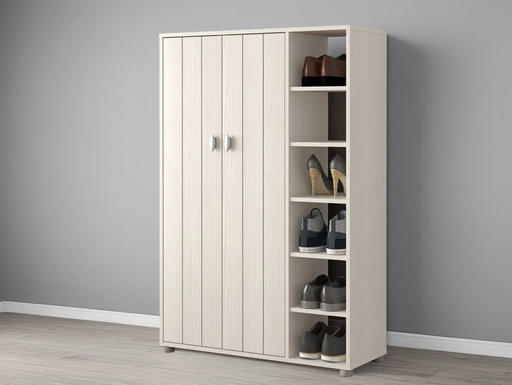 GFW GFW Bideford White 2 Door Shoe Cabinet