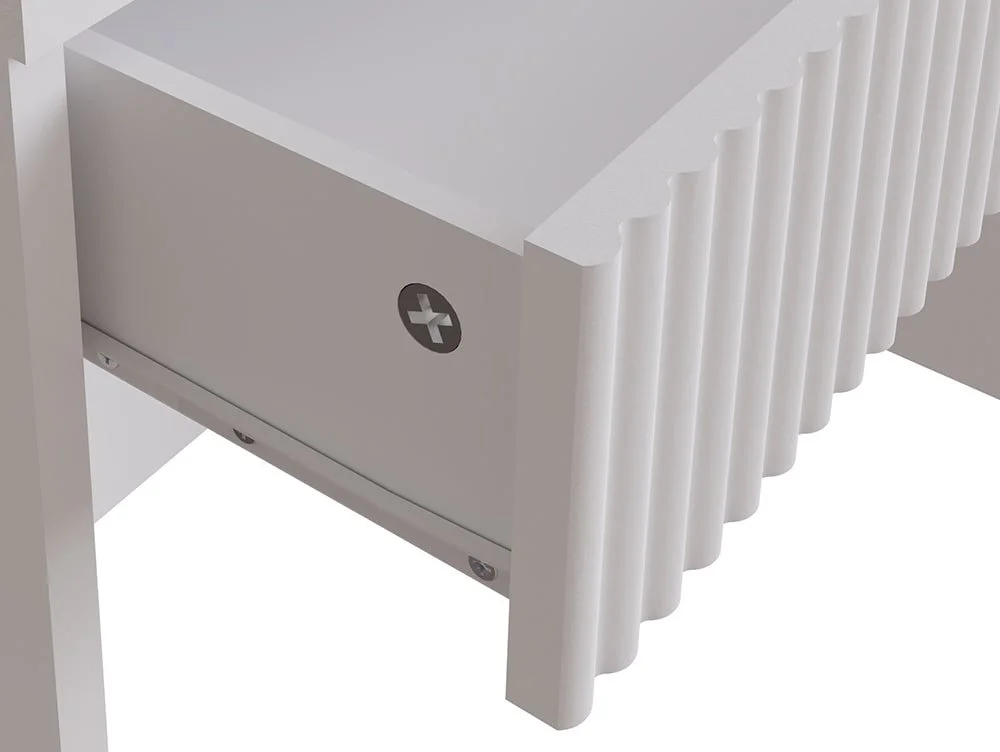 GFW GFW Rankin White 1 Drawer Desk