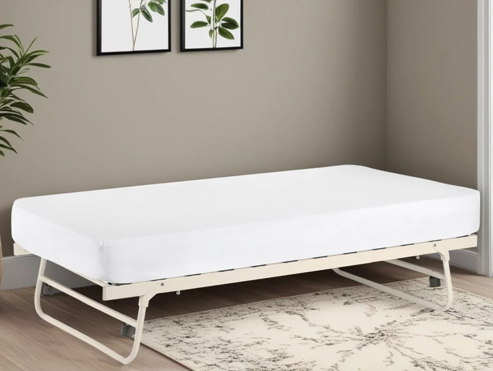 Julian Bowen Julian Bowen Versailles Ivory Trundle Under Bed Frame