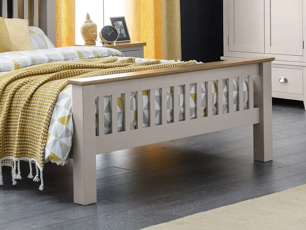 Julian Bowen Julian Bowen Richmond 5ft King Size Grey Wooden Bed Frame