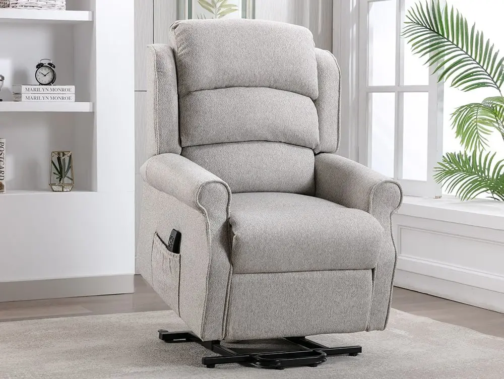 ASC ASC Arden Dual Motor Fabric Riser Recliner Chair