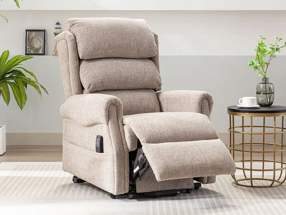 ASC ASC Leven Dual Motor Fabric Riser Recliner Chair