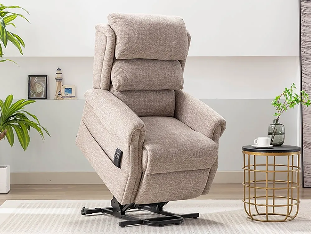 ASC ASC Leven Dual Motor Fabric Riser Recliner Chair