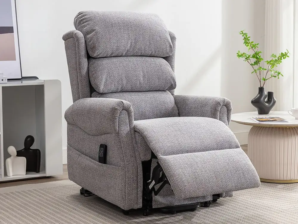 ASC ASC Leven Dual Motor Fabric Riser Recliner Chair