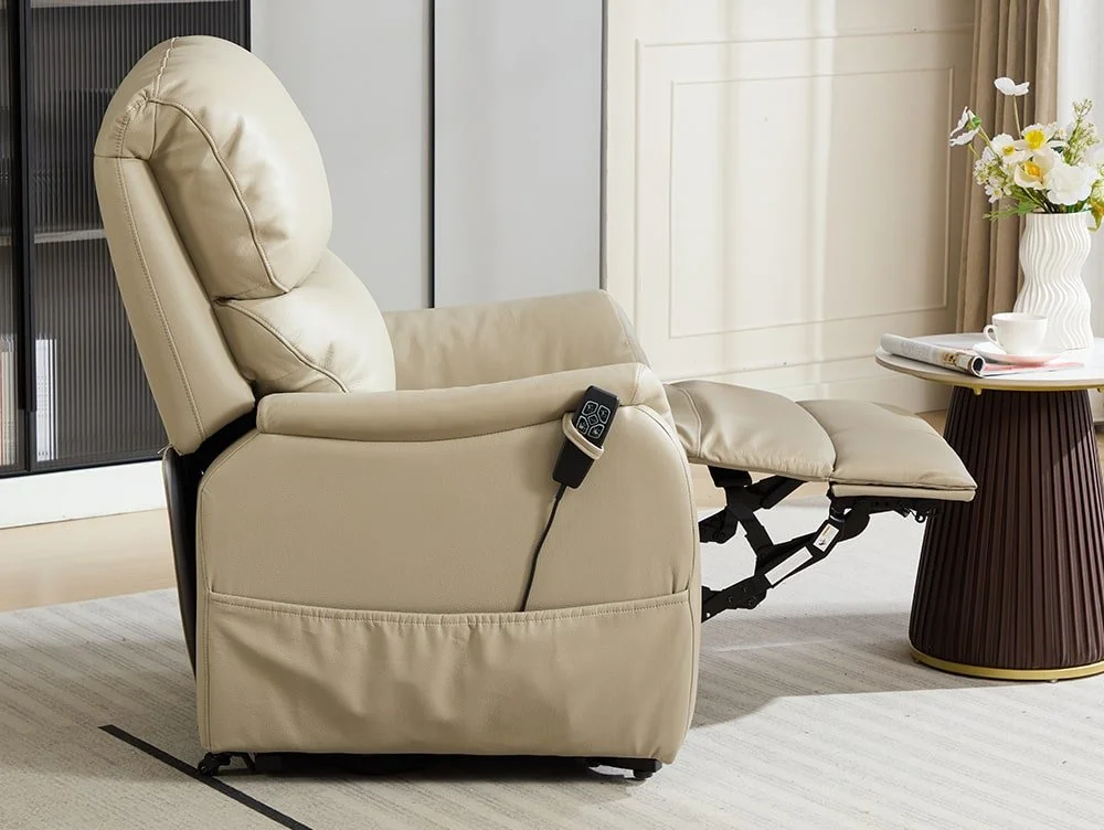 ASC ASC Newton Dual Motor Leather Riser Recliner Chair