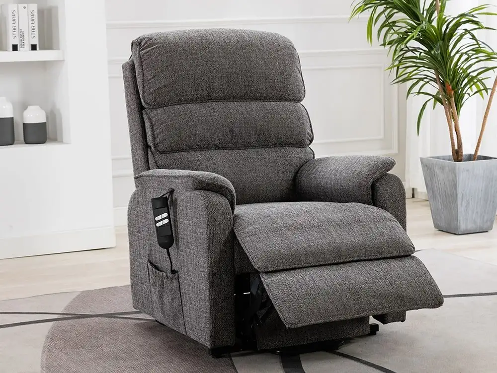 ASC ASC Verwood Dual Motor Fabric Riser Recliner Chair