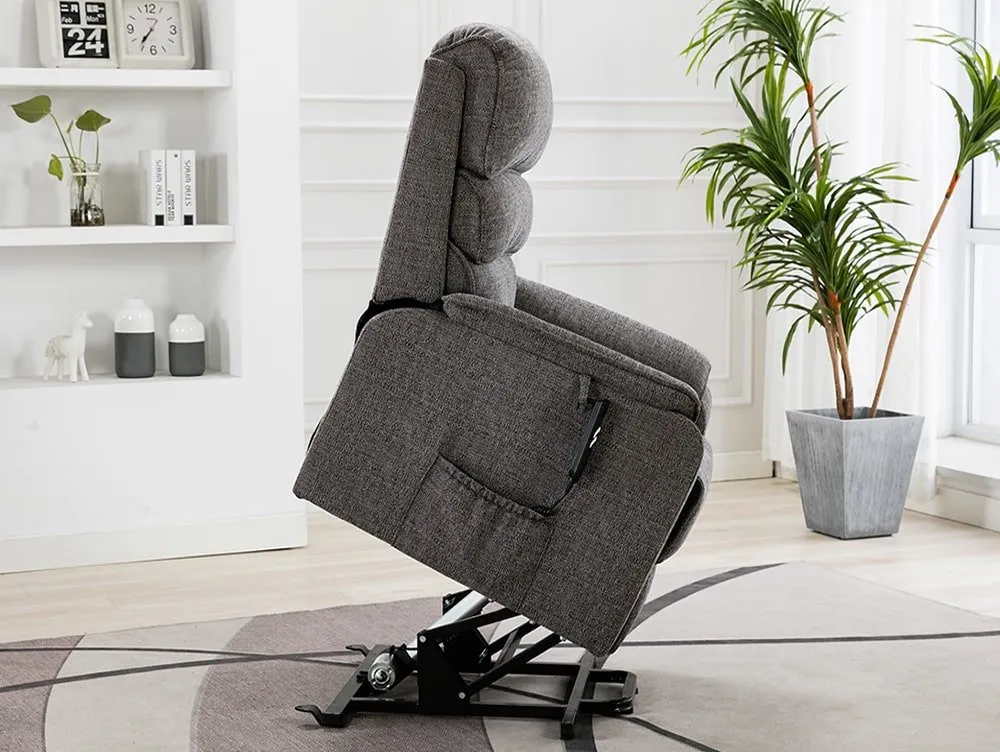 ASC ASC Verwood Dual Motor Fabric Riser Recliner Chair