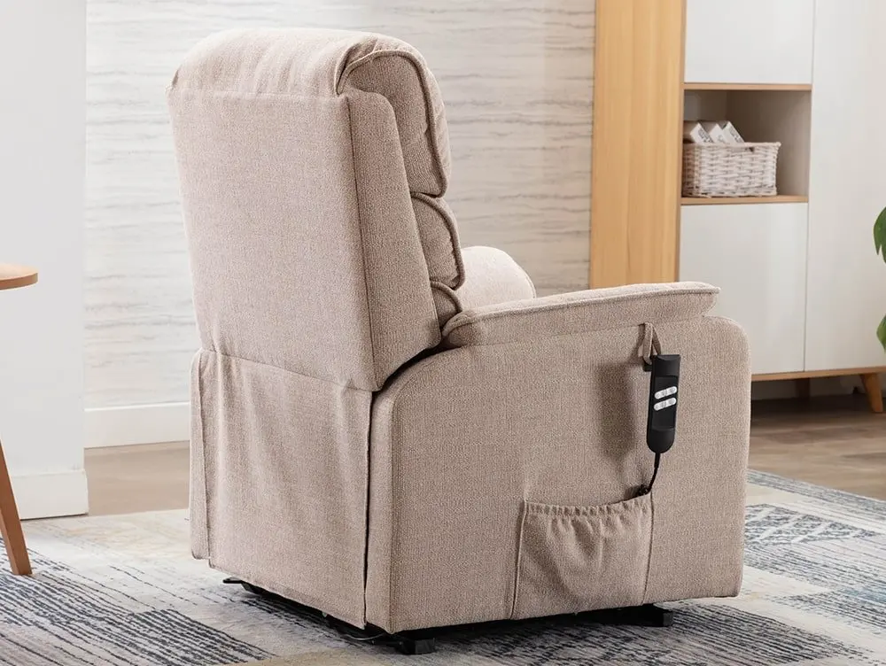 ASC ASC Verwood Dual Motor Fabric Riser Recliner Chair