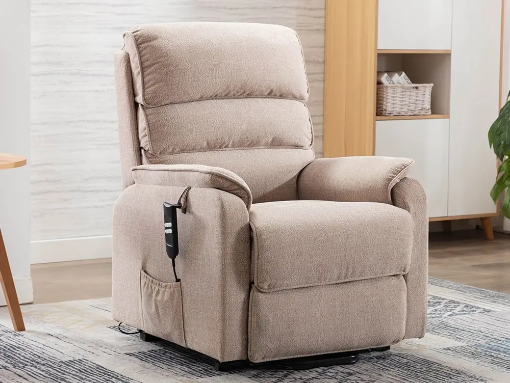 ASC ASC Verwood Dual Motor Fabric Riser Recliner Chair