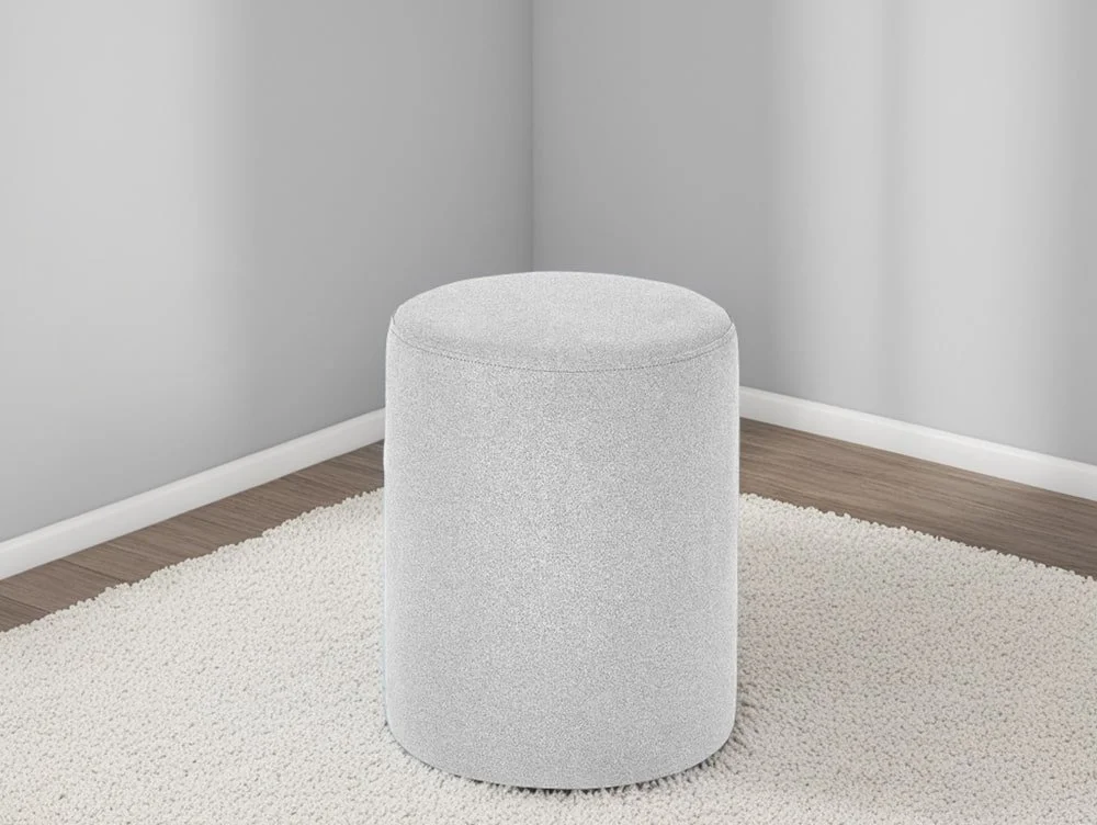 Julian Bowen Julian Bowen Seattle Grey Linen Side Stool