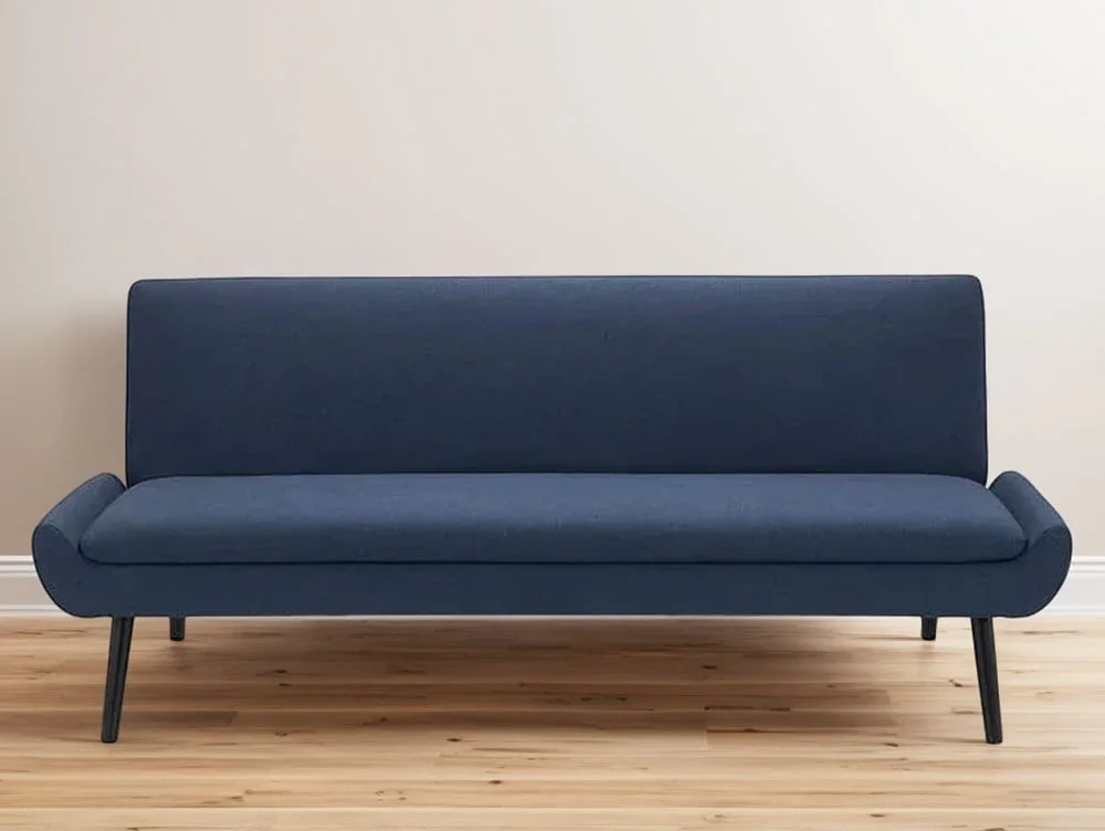 Julian Bowen Julian Bowen Gaudi Blue Linen Sofa Bed