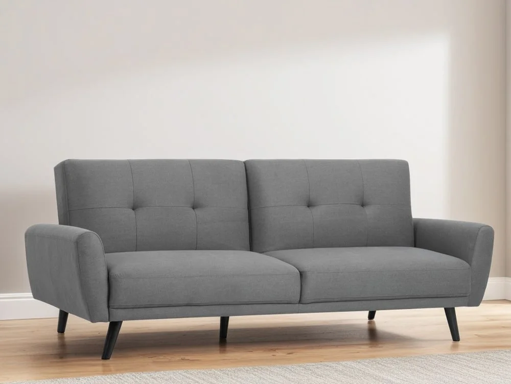 Julian Bowen Julian Bowen Monza Grey Linen Sofa Bed