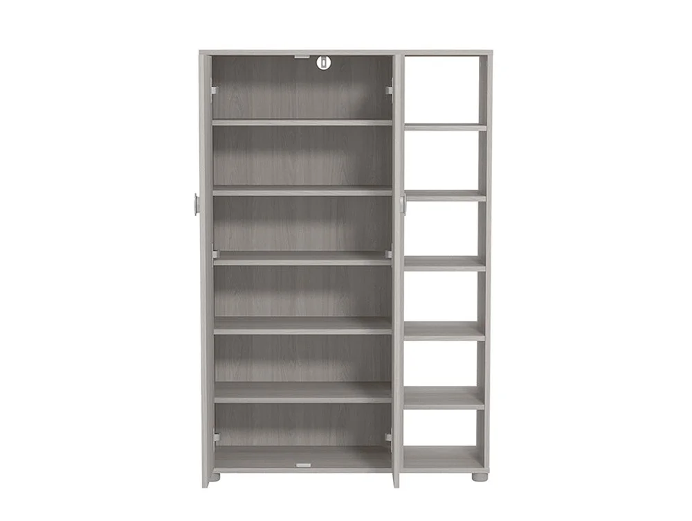 GFW GFW Bideford Grey 2 Door Shoe Cabinet