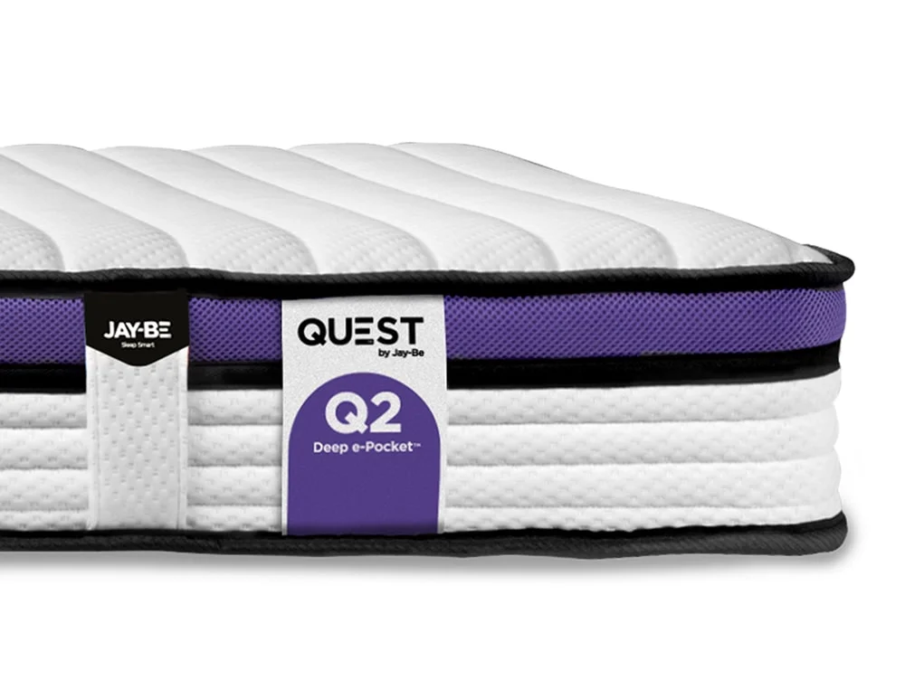 Jay-Be Jay-Be QUEST Q2 3ft Single e-Pocket Eco-Friendly Children's Mattress in a Box