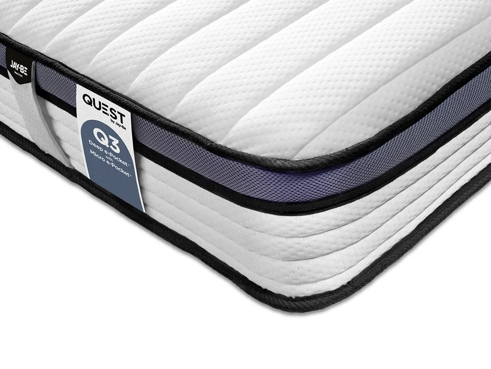 Jay-Be Jay-Be QUEST Q3 3ft Single Hybrid e-Pocket Eco-Friendly Children's Mattress in a Box